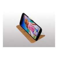 Ledertasche FLIP SLIMLINE ULTIMATE WALLET SERIES mit Standfunktion white für Samsung i9500 Galaxy S4