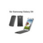 Ledertasche FLIP GAZETARO ULTIMATE SERIES schwarz für Samsung i9500 Galaxy S4