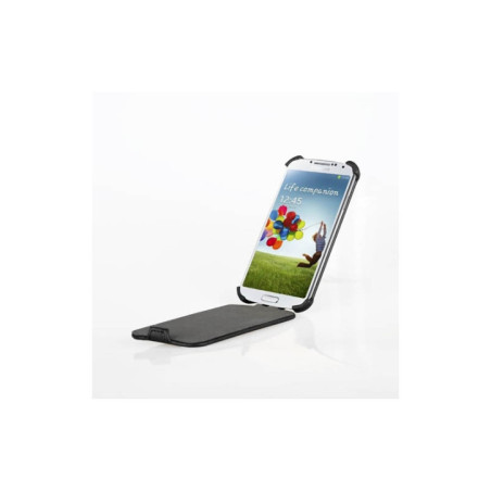 Ledertasche FLIP GAZETARO ULTIMATE SERIES schwarz für Samsung i9500 Galaxy S4