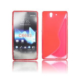 BackCase Wave rot für Sony Xperia Z
