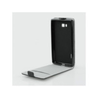 Ledertasche FLIP SLIMLINE FLEXI SERIES schwarz für Samsung i9500 / i9505 Galaxy S4|