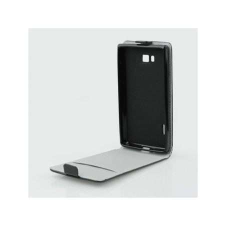 Ledertasche FLIP SLIMLINE FLEXI SERIES schwarz für Samsung i9500 / i9505 Galaxy S4|