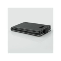 Ledertasche FLIP SLIMLINE FLEXI SERIES schwarz für Samsung i9500 / i9505 Galaxy S4|