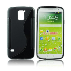 BackCase Wave schwarz für Samsung G900F Galaxy S5| G903 Galaxy S5 neo|