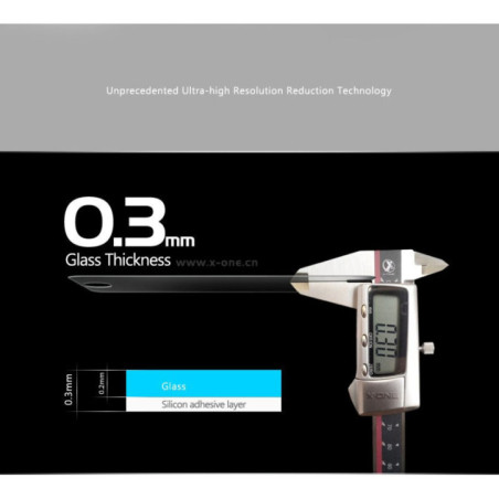 X-ONE GLASS PANEL 9H - Displayschutz aus sehr kratzfestem Sicherheitsglas für Samsung i9190 / i9195 Galaxy S4 mini