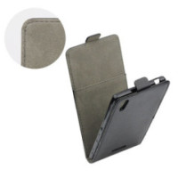 Ledertasche FLIP SLIMLINE FLEXI SERIES schwarz für Sony Xperia T3| Xperia Style|