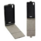 Ledertasche FLIP SLIMLINE FLEXI SERIES schwarz für Sony Xperia T3| Xperia Style|