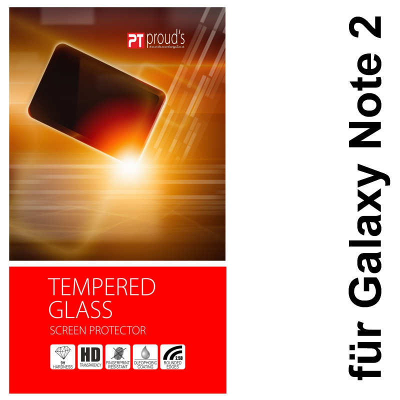 Schutzglas 9H für Samsung N7100 / N7105 Galaxy Note 2