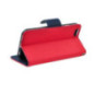FLIP BOOK CASE FANCY DIARY rot/dunkelblau für Sony Xperia Z5|