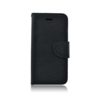 FLIP BOOK CASE FANCY DIARY schwarz für Samsung J500F Galaxy J5