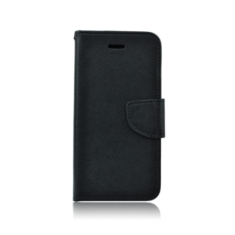 FLIP BOOK CASE FANCY DIARY schwarz für Samsung J500F Galaxy J5