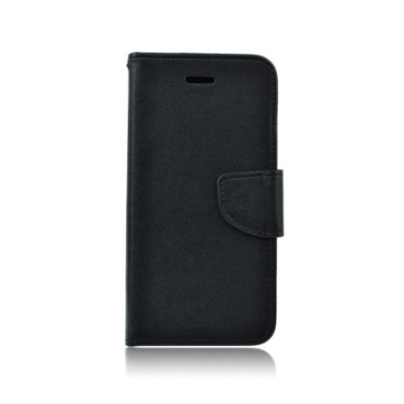 FLIP BOOK CASE FANCY DIARY schwarz für Samsung J500F Galaxy J5