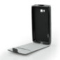 Ledertasche FLIP SLIMLINE FLEXI SERIES schwarz für Sony Xperia L|