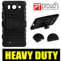 HEAVY DUTY DUAL PROTECT CASE schwarz für Samsung G925 Galaxy S6 Edge|