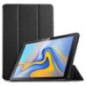 Folio Deluxe Folder-Case schwarz mit Stand- und Rotationsfunktion für Samsung T590/T595 Galaxy Tab A 2018
