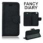 FLIP BOOK CASE FANCY DIARY schwarz für Xiaomi Redmi A2