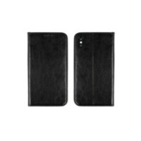 FLIPCASE WALLET ECHTLEDER schwarz für Samsung A705 Galaxy A70