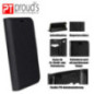 PROUD'S FLIP BOOK CASE MAGFLEX schwarz für Samsung  Galaxy Note 10 Plus