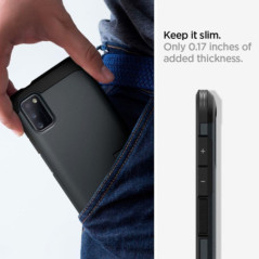 SPIGEN Tough Armor Backcase schwarz für Samsung A415 Galaxy A41