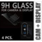 Premium Schutzglas DISPLAY + CAM (Inhalt: 2x2 Stück) für Samsung G715 Galaxy XCover Pro