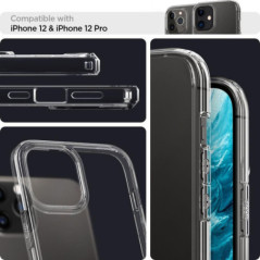 SPIGEN Ultra Hybrid Crystal Clear Backcase für Apple iPhone 12| iPhone 12 Pro