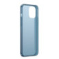 Baseus Frosted Glass Case Hard case with a flexible frame navyblue für iPhone 12 Pro / iPhone 12