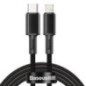 Baseus USB Type C - Lightning cable Power Delivery fast charge 20 W 2 m black (CATLGD-A01)