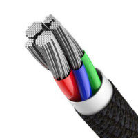 Baseus USB Type C - Lightning cable Power Delivery fast charge 20 W 2 m black (CATLGD-A01)