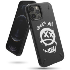 Backcase Ringke Onyx Design Graffiti für Apple iPhone 12| iPhone 12 Pro