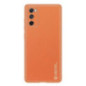 Dux Ducis Yolo elegant case made of soft TPU and PU leather for Samsung Galaxy S20 FE 5G orange