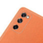 Dux Ducis Yolo elegant case made of soft TPU and PU leather for Samsung Galaxy S20 FE 5G orange