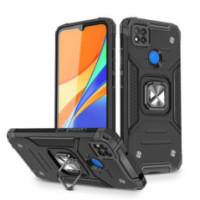 ARMOR RING MAGNET CASE schwarz für Xiaomi Redmi 9C