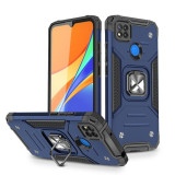 ARMOR RING MAGNET CASE blau für Xiaomi Redmi 9C