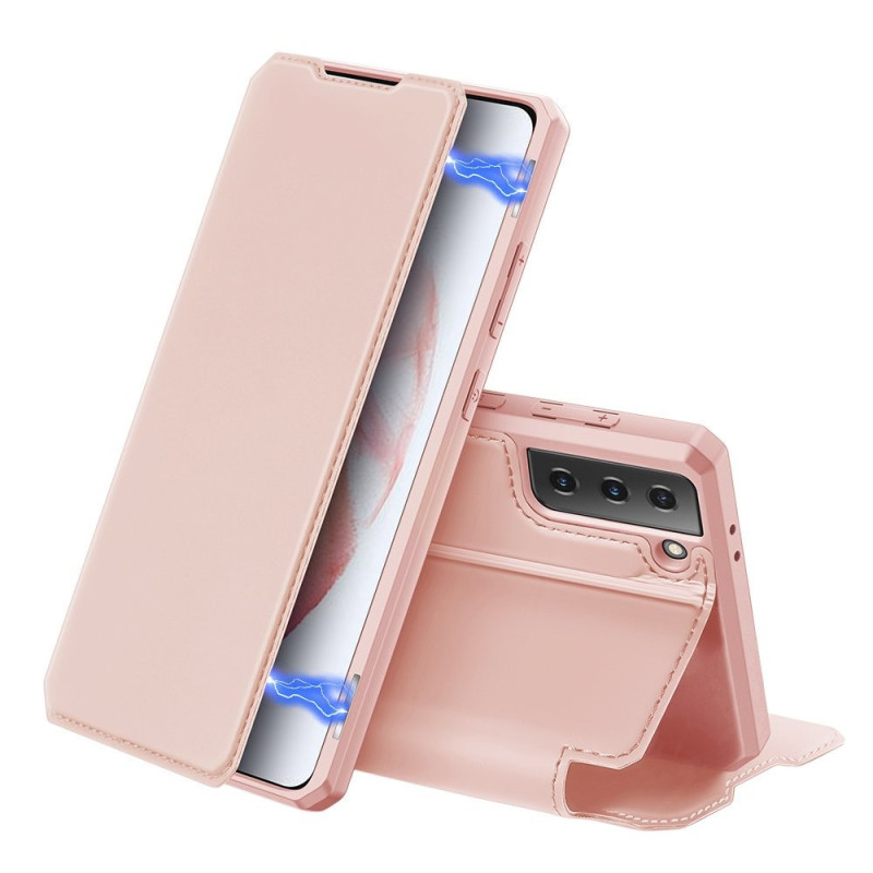 DUX DUCIS Skin X Bookcase type case für Samsung Galaxy S21 5G pink