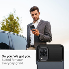 SPIGEN SLIM ARMOR GALAXY A12 METAL SLATE