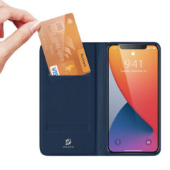 FLIPCASE WALLET DUX DUCIS Skin Pro navyblau für Apple iPhone 13