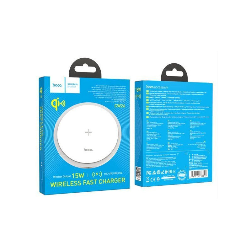 Induktives Charging Pad HOCO Powerful 15W (CW26)