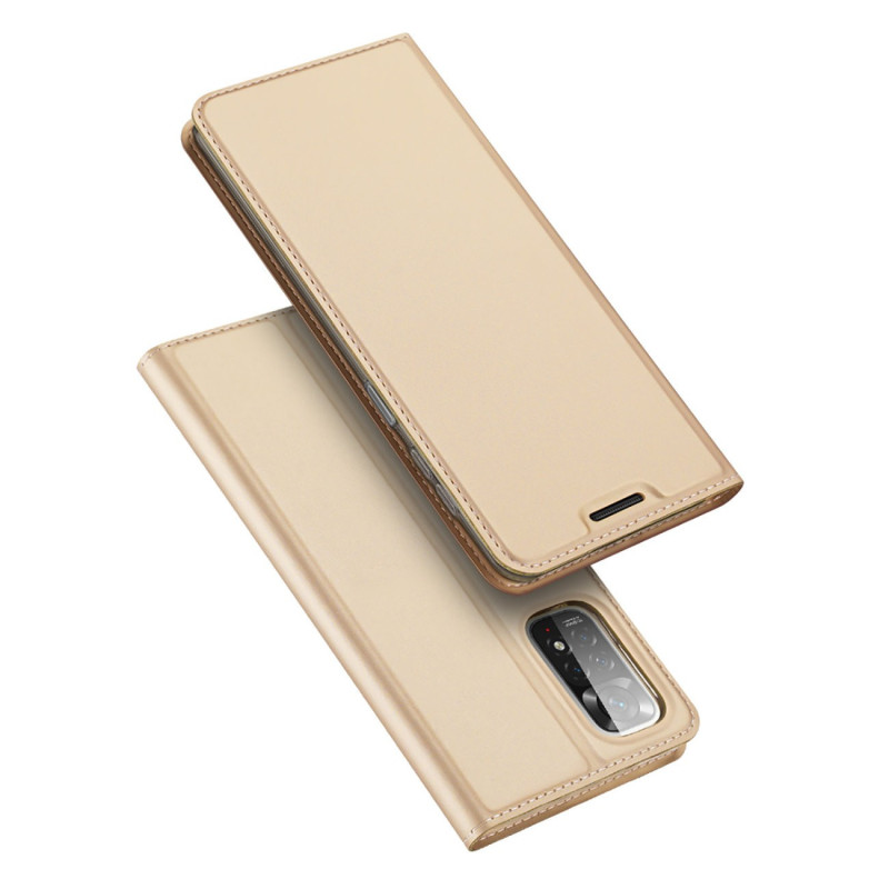 FLIPCASE WALLET DUX DUCIS Skin Pro gold für Xiaomi Redmi Note 11 Pro / 11 Pro 5G / 11 Pro+ 5G