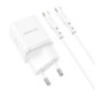 LADEGERÄT + KABEL USB-C 20W BOROFONE BN7