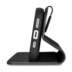 FLIPCASE iCarer Oil Wax Leather Flip Cover Anti-RFID black für Apple iPhone 14 Pro