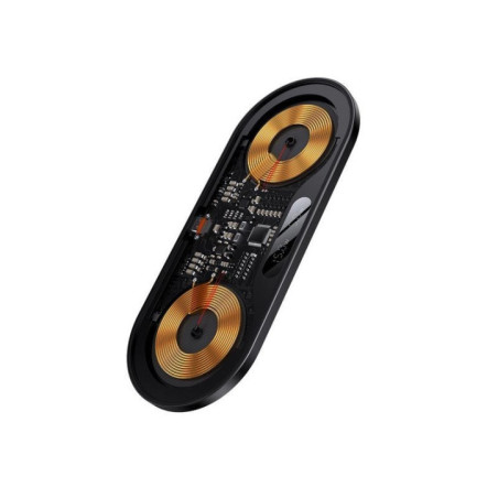 WIRELESS INDUCTION CHARGER Baseus Digital LED Display DUAL 20W black