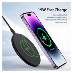 Inductive Charging Pad DUZZONA 15W black