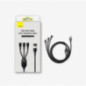 6in1-Kabel USB-C+USB-A --- USB-C+Lightning+microUSB 20W 100cm BASEUS