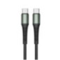 CABLE USB-C - USB-C 100cm Jellico Premium Braided B10 60W