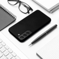 BACK-CASE Silikon schwarz für SAMSUNG Galaxy S25 Ultra