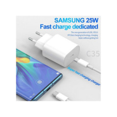 CHARGER USB-C 25W JELLICO EU25 white