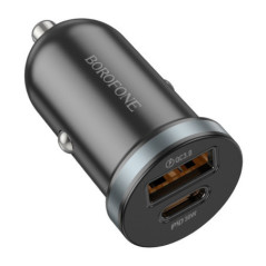 KFZ POWER-ADAPTER 30W USB-A + USB-C Borofone BZ22