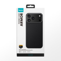 Back-Case Magnetic Armot KEVLAR Metal Frame black für APPLE iPhone 17 Pro