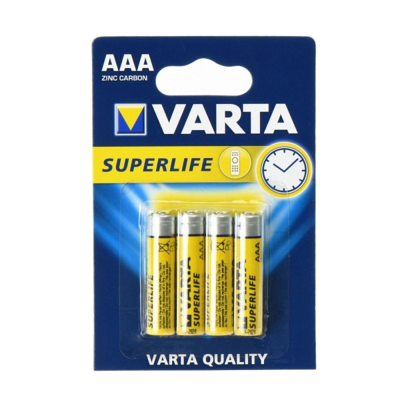 VARTA zinc battery R3 (AAA) Superlife 4 pcs