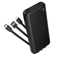 BOROFONE powerbank 10000 mAh mit integrierten Kabeln